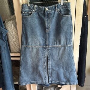 Tibi classic wash denim skirt, size 30, EUC, $95